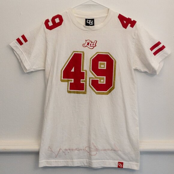 LTD Addiction Tops - LTD Addiction 49ers “Faithful” Jersey T-Shirt | Size S | Game Day Fan Tee